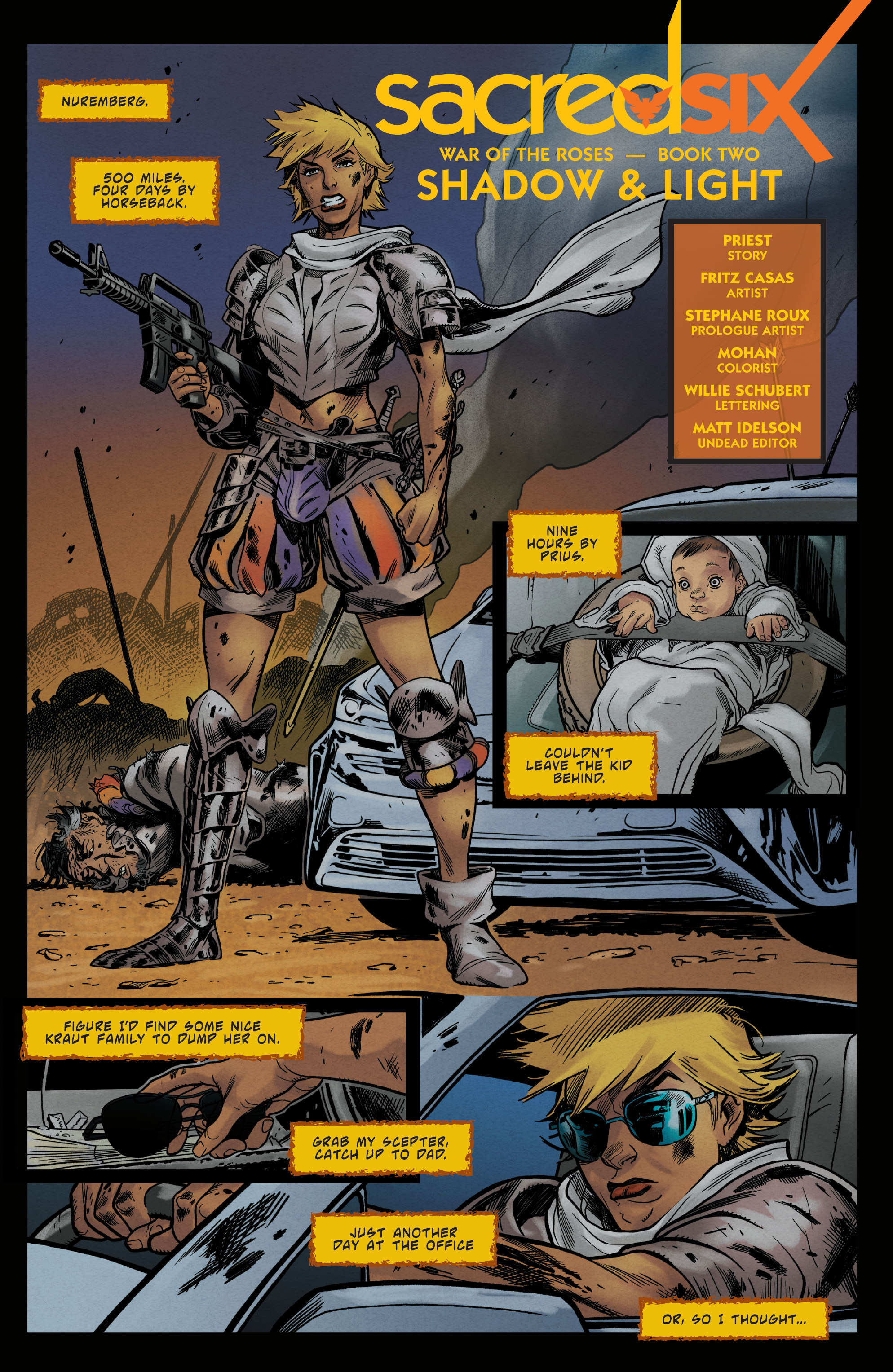 Read online Sacred Six comic -  Issue #8 - 11