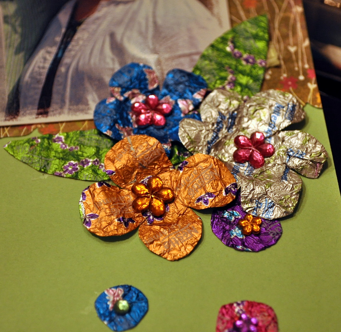 Random Memories Remember the candy wrapper flowers?