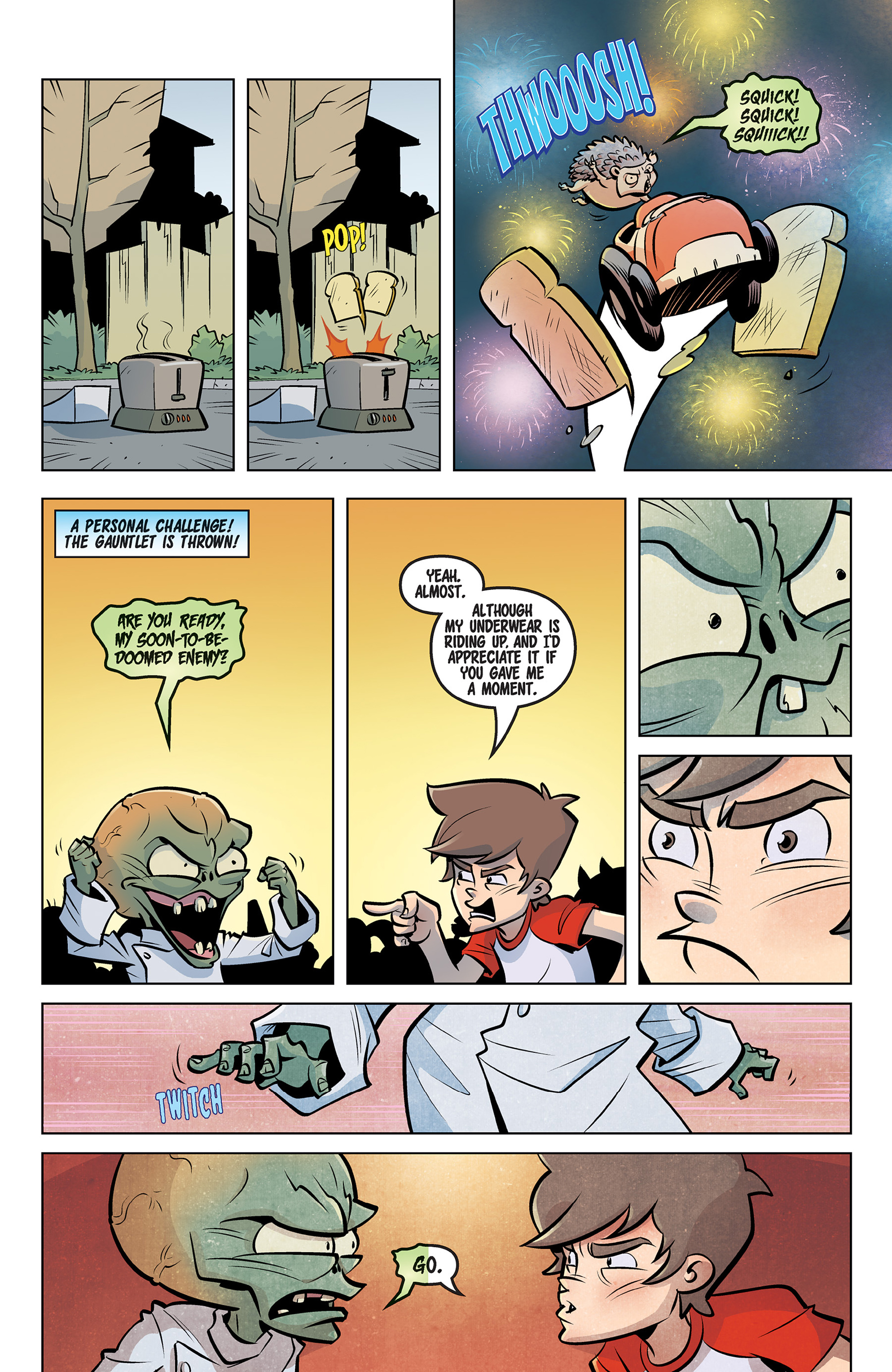 Read online Plants vs. Zombies: Petal to the Metal comic -  Issue #9 - 9