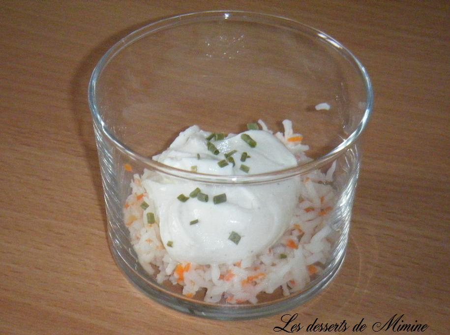 Des idées à déguster: Verrine vite-faite crabe-fromage frais