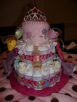 Princess Diaper Cake