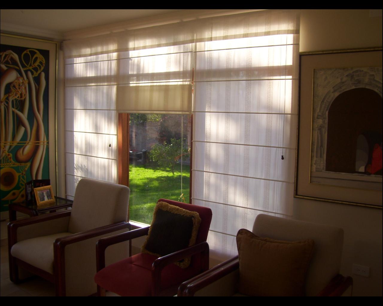 Abacor Decoraciones - Cortinas del Ecuador: Cortinas Romanas