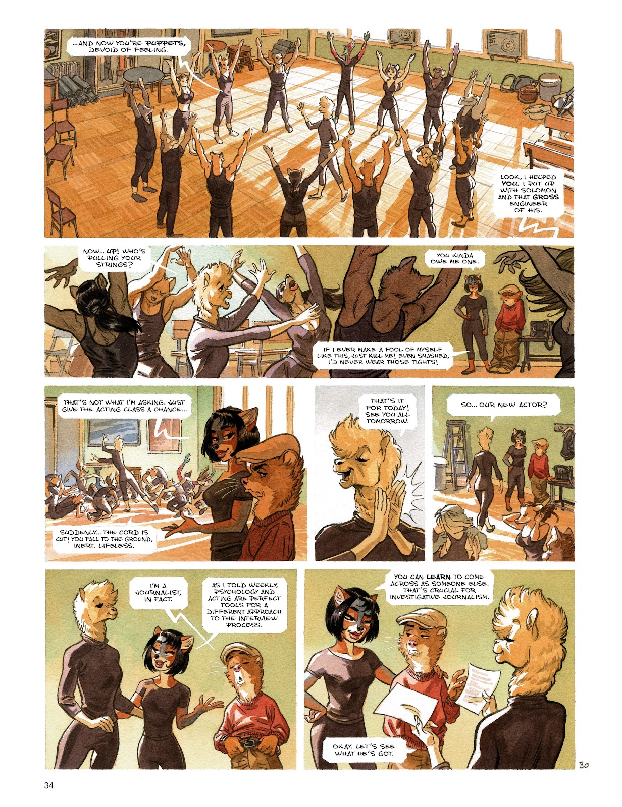 Blacksad: They All Fall Down · Part One issue TPB - Page 36