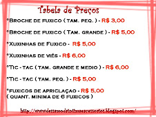 Tabela de Preços