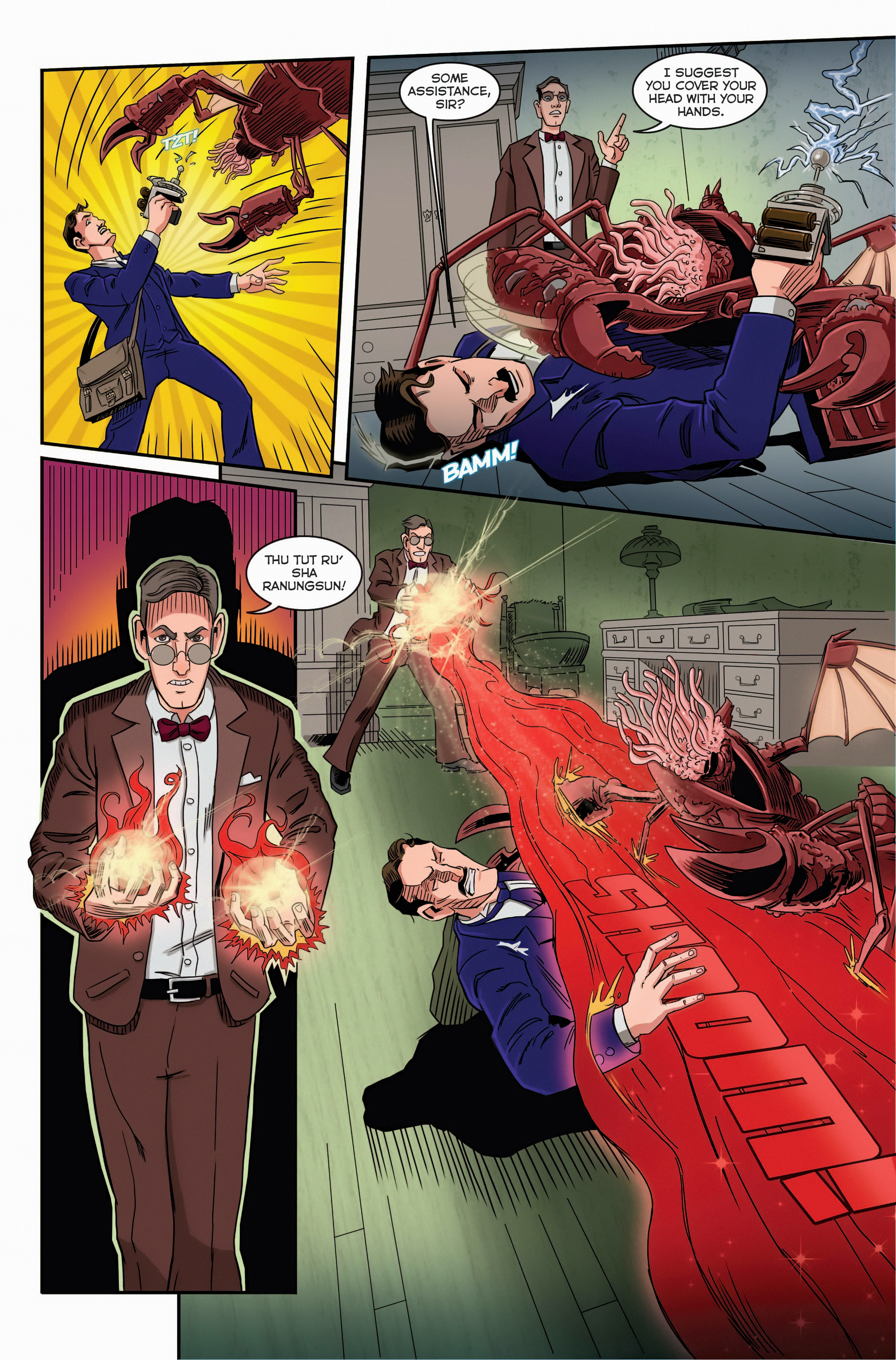 Read online Herald: Lovecraft and Tesla comic -  Issue #2 - 5