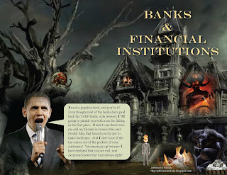 obama demonizes banks and financial institutions
