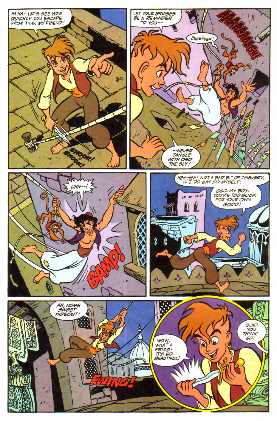 Read online Disney's Aladdin comic -  Issue #4 - 5