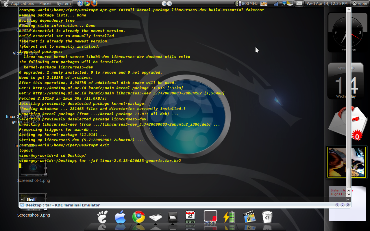 Compile kernel. Fakeroot Linux установка. Build-Essential.