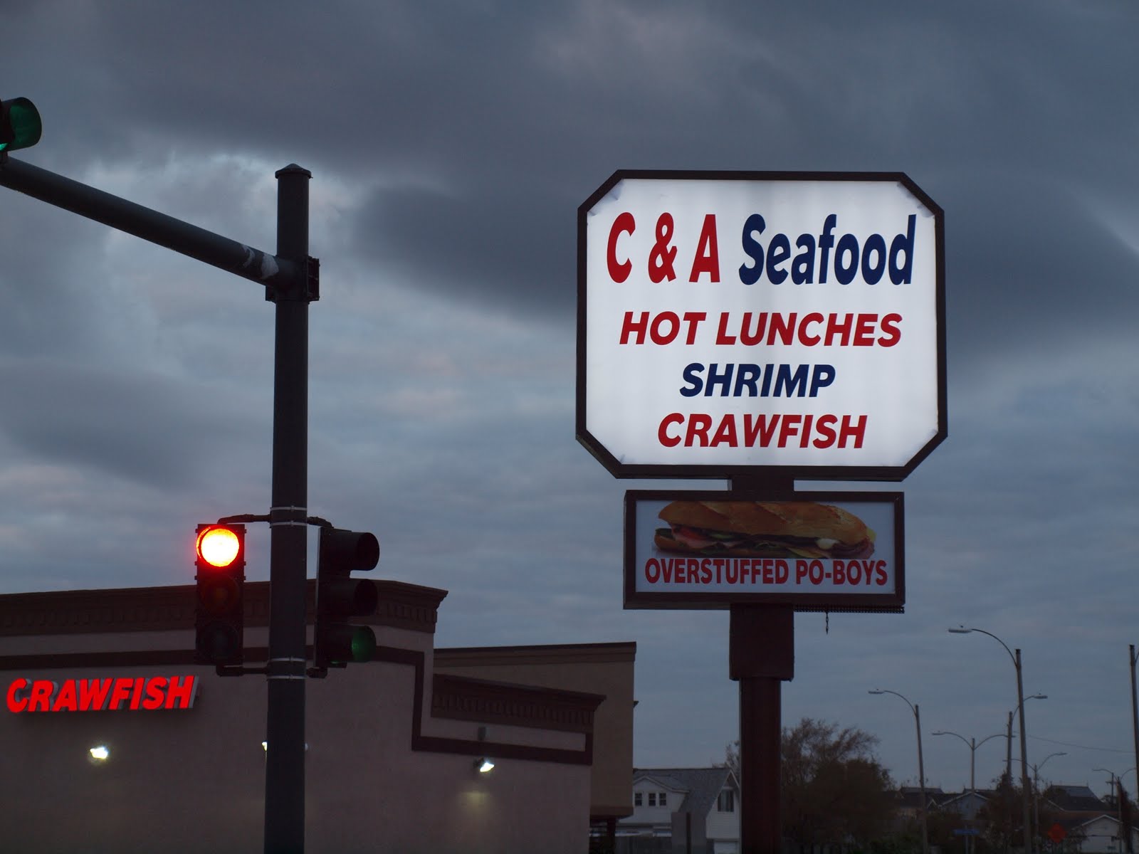 angels and people, life in New Orleans C & A Seafood coming soon