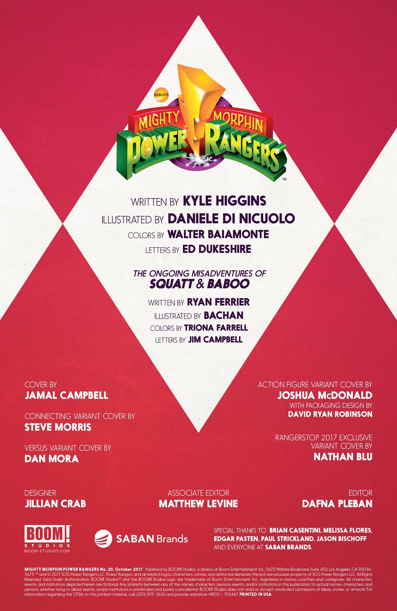 Read online Mighty Morphin Power Rangers comic -  Issue #20 - 2