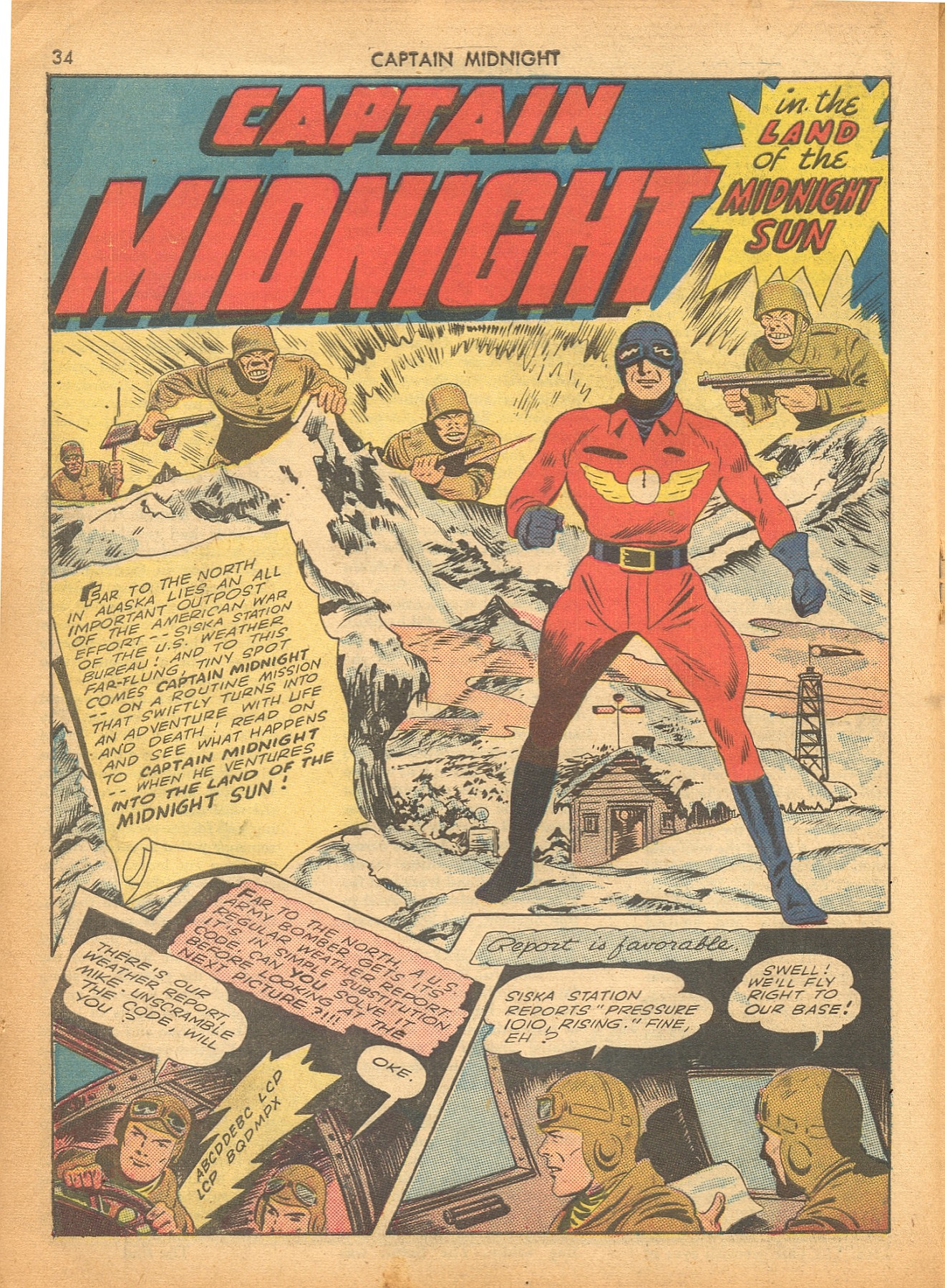 Read online Captain Midnight (1942) comic -  Issue #4 - 35