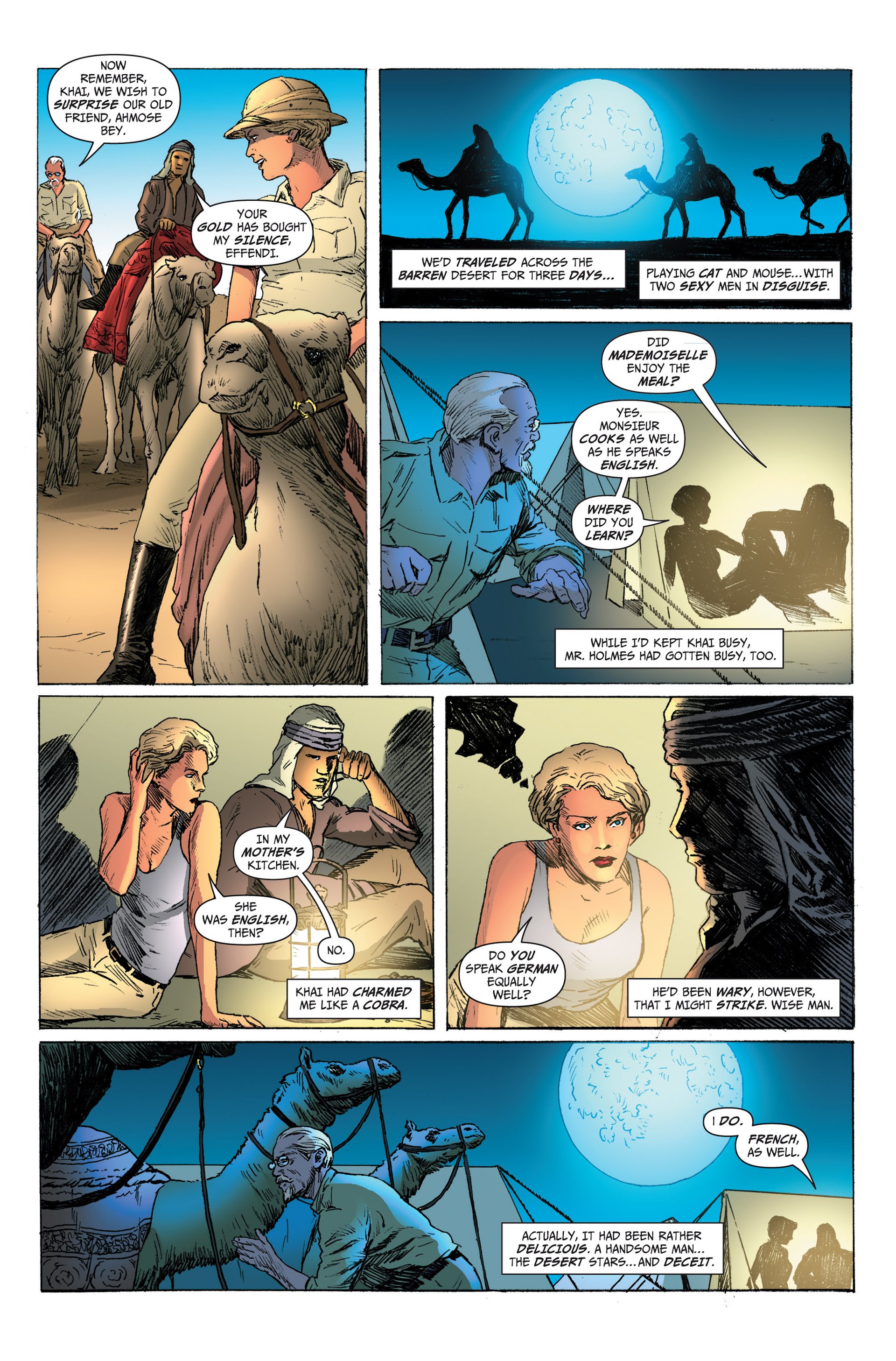 Read online Domino Lady/Sherlock Holmes comic -  Issue #1 - 12