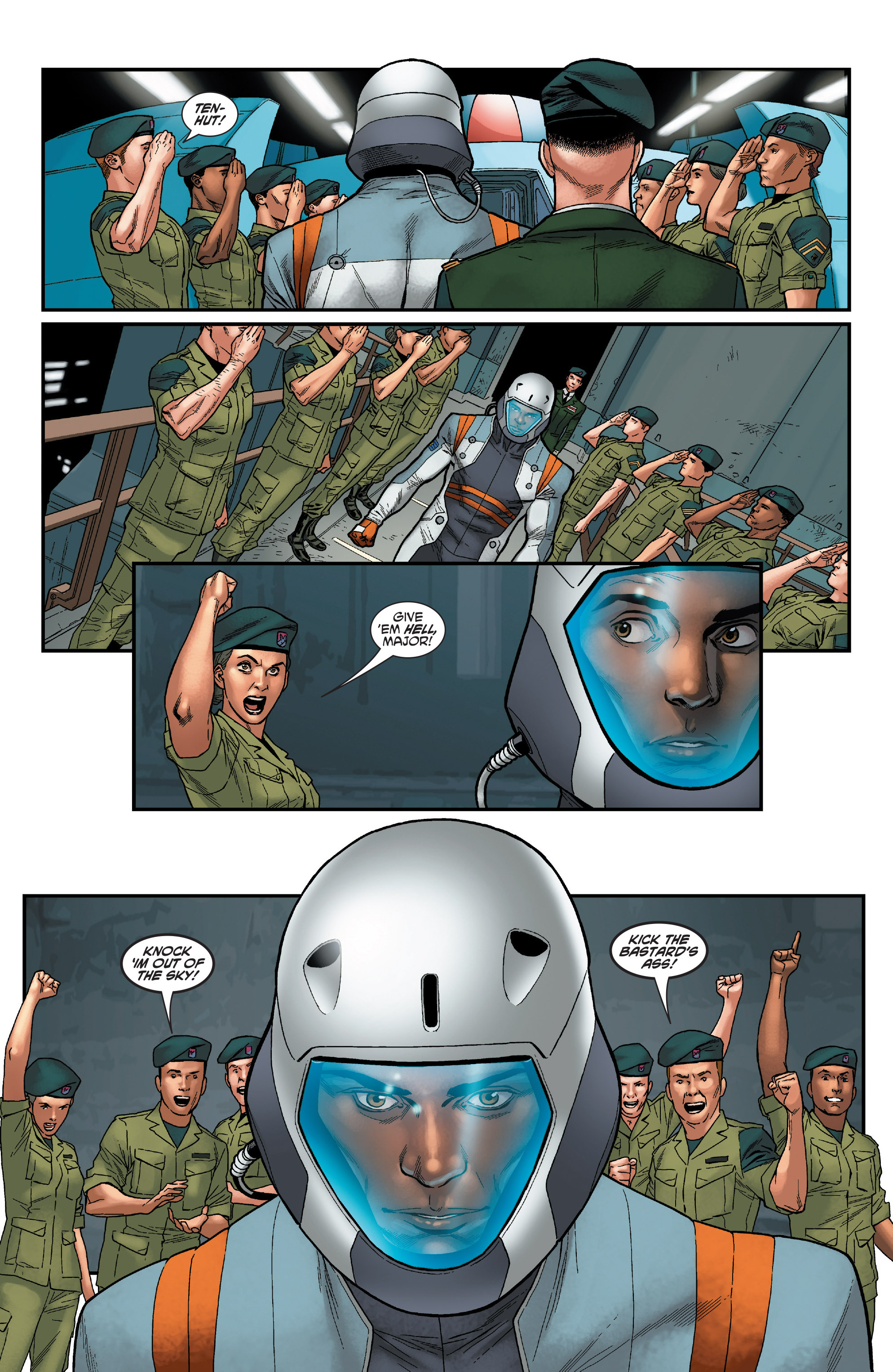 Read online 4001 A.D.: X-O Manowar comic -  Issue #1 - 9