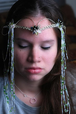 Thyme2dream Fairy Jewelry: Art Nouveau Elven Headdress