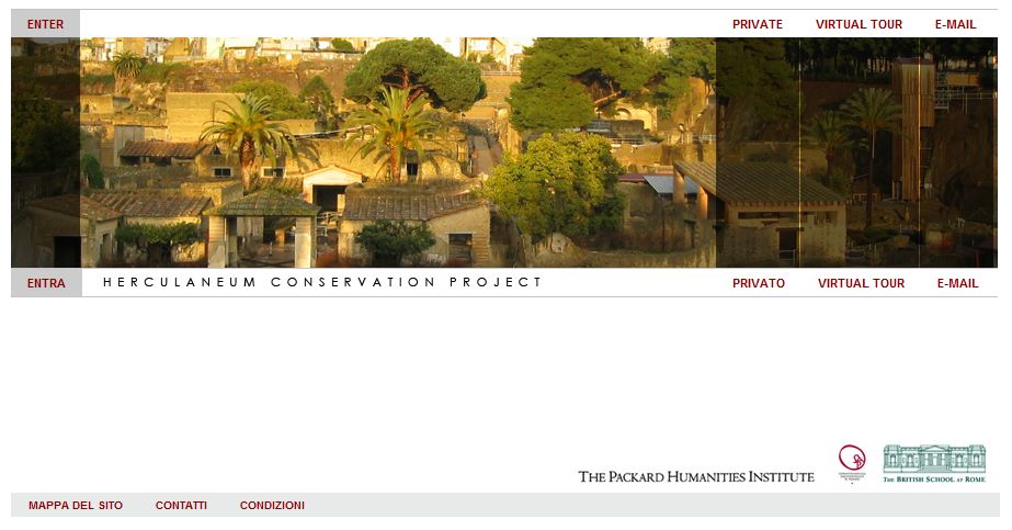 Blogging Pompeii Herculaneum Conservation Project website
