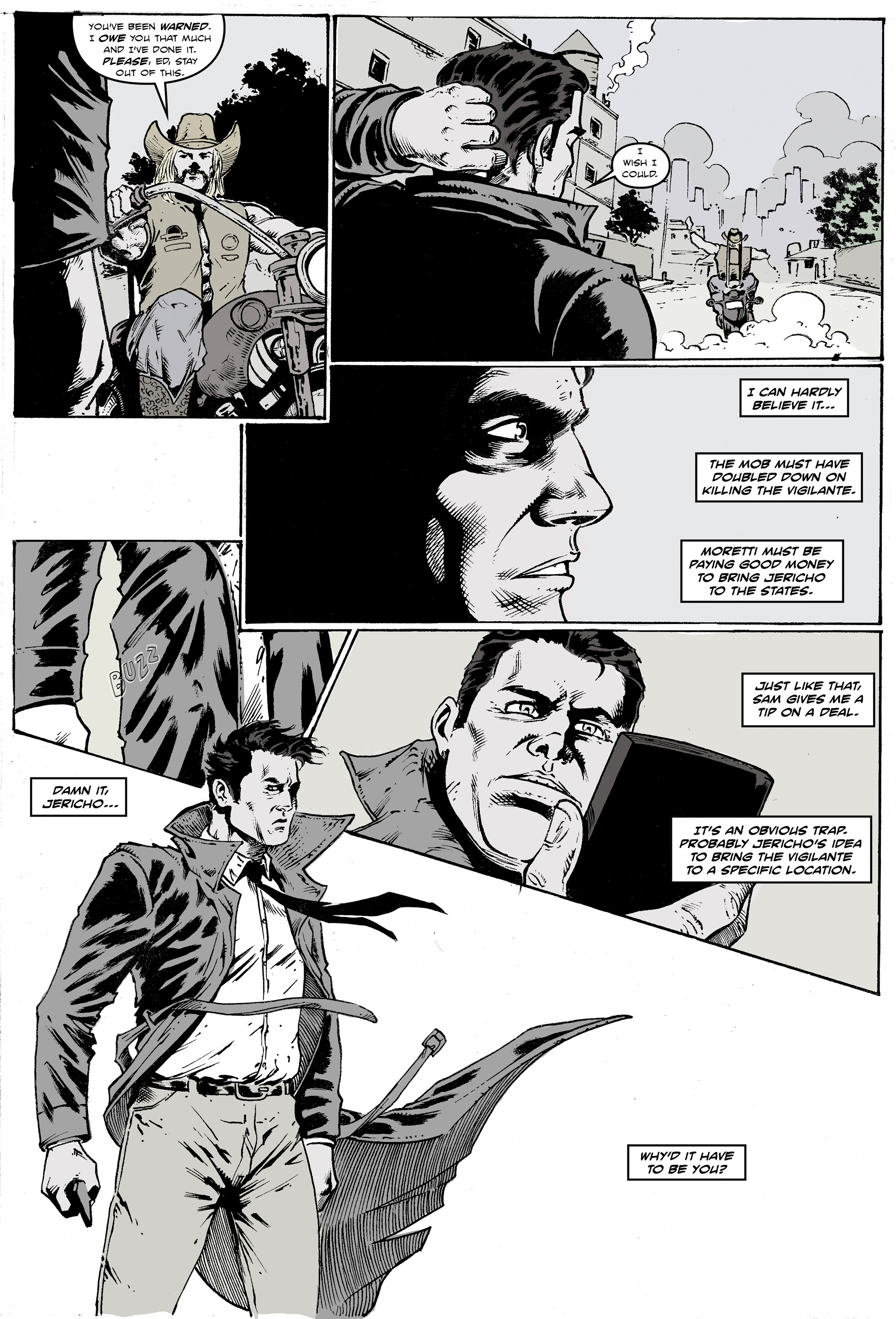 Read online Moros: A Hard Boiled Hero comic -  Issue #3 - 16