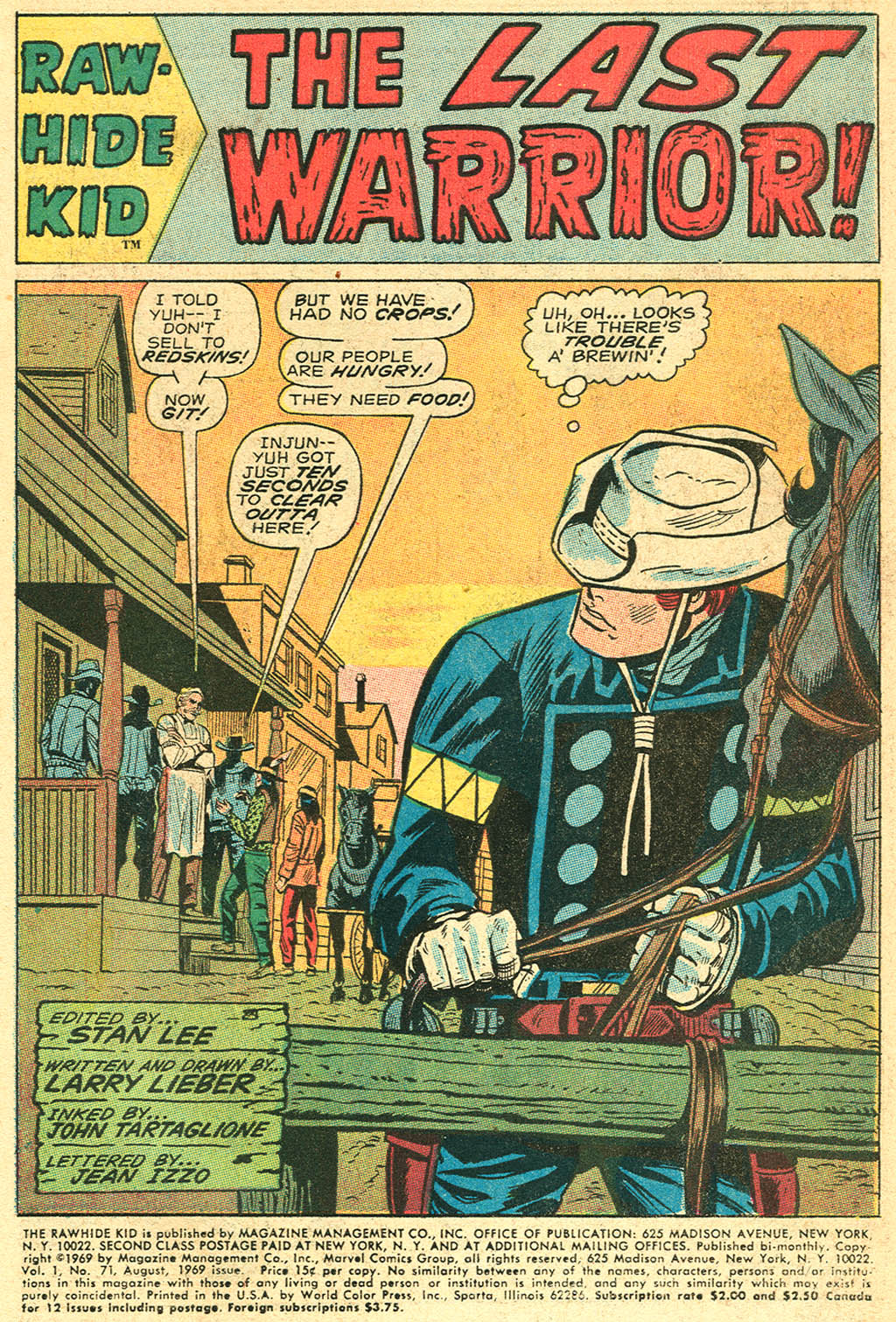 Read online The Rawhide Kid comic -  Issue #71 - 3