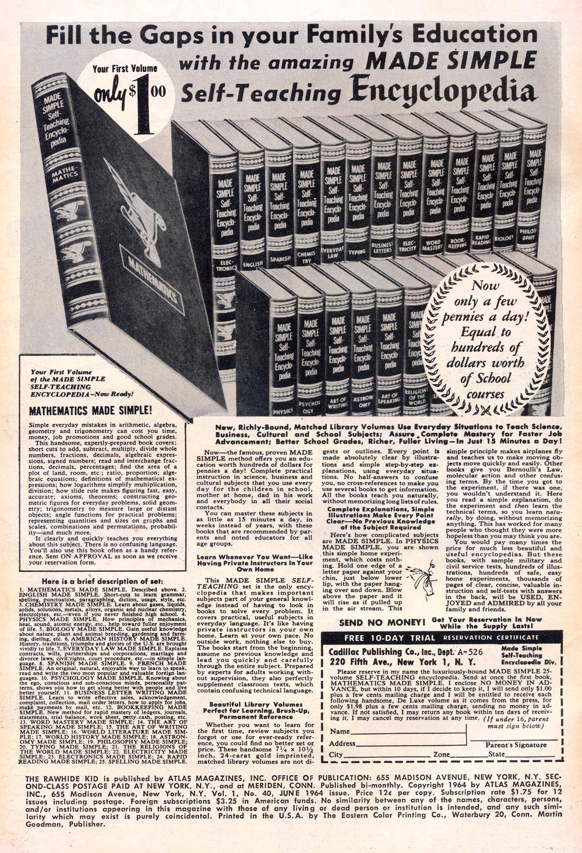 Read online The Rawhide Kid comic -  Issue #40 - 2