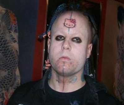 And the award for cutest tattoo on a deranged looking man goes to this guy