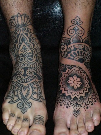 tattoos on foot