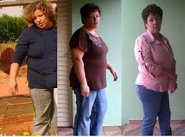 Antes da RA, com 3 meses de RA e em 01/06/08 com 5 meses de RA e menos 30 quilos