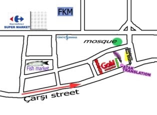 Map to our office