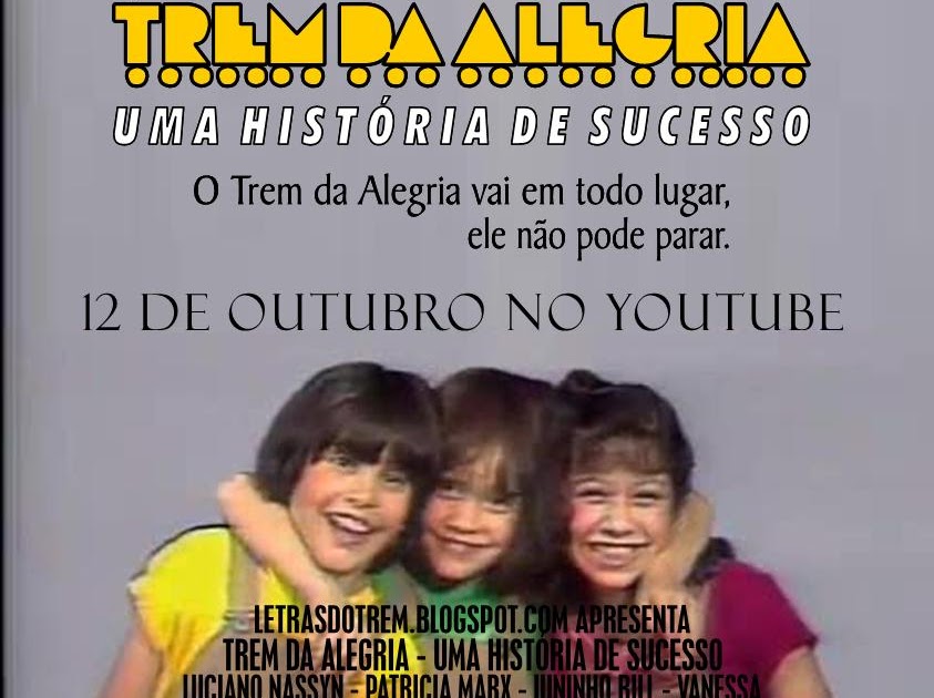 Trem da Alegria Discografia comentada Trem da Alegria uma história de sucesso Trem da Alegria Discografia comentada Trem da Alegria uma história de sucesso