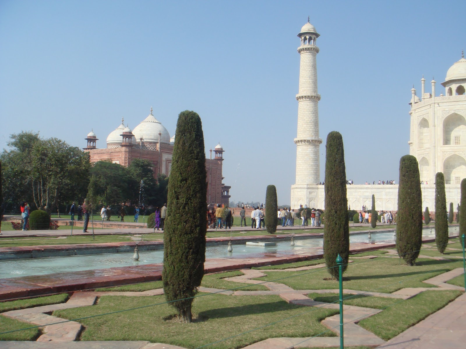 A sojourner Obsession with symmetry Taj Mahal