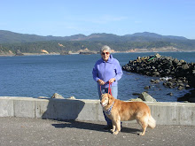 Geri and me on Port Orford pier