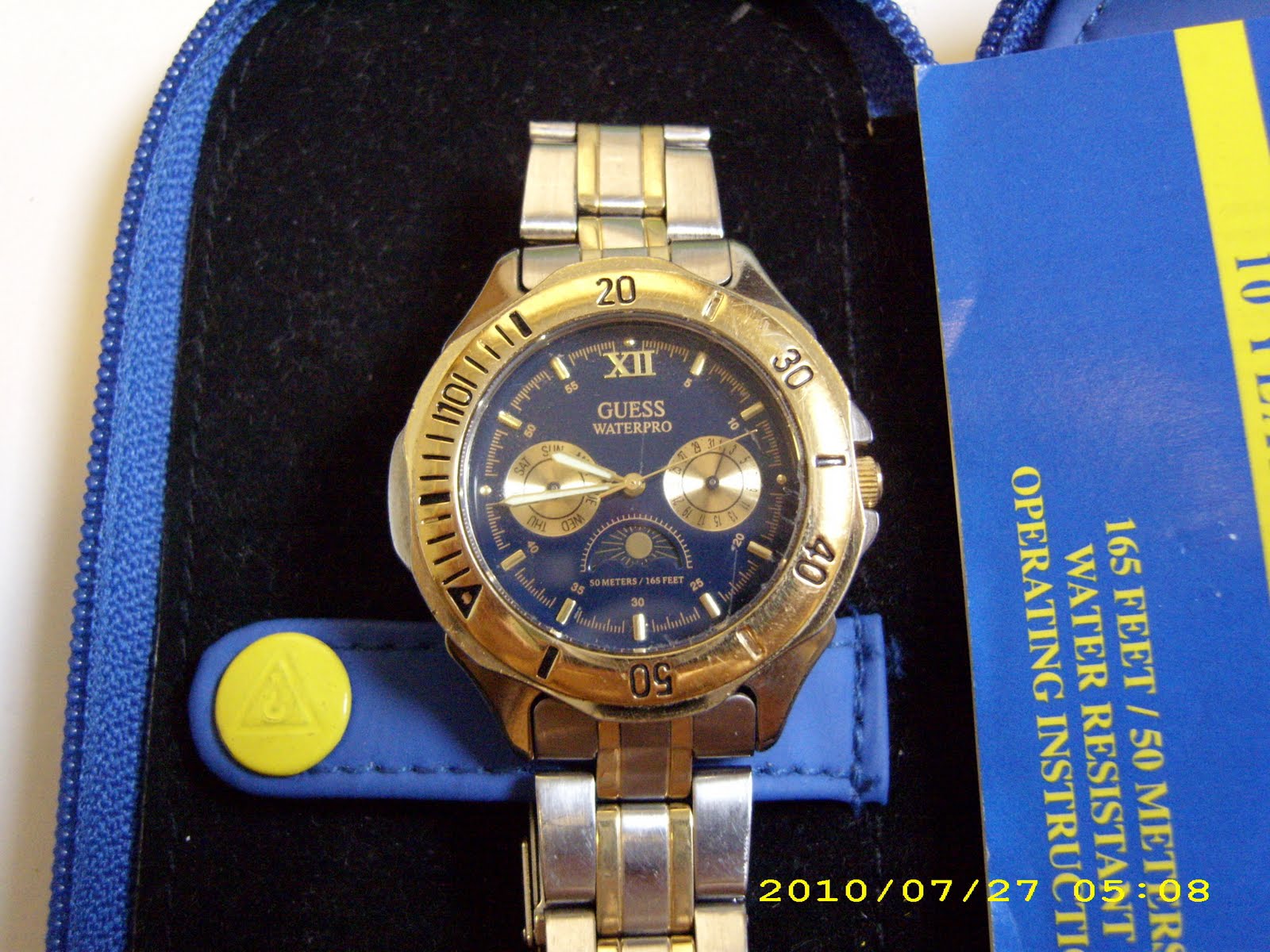 sokt80watches Guess waterpro with moonphase watch rm250