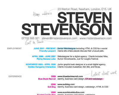 How To Create A Great Web Design CV