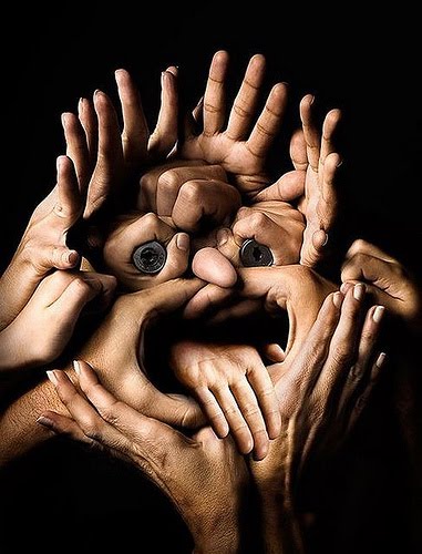 Face of hands