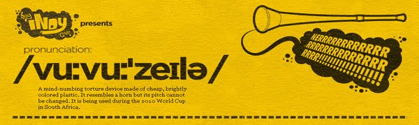Vuvuzela web design