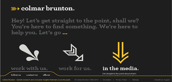 Colmar Brunton web design