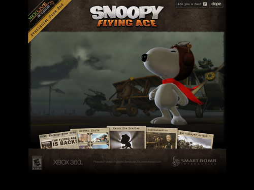 Snoopy Flash Website