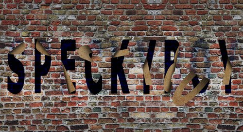 Falling Off the Wall Text Effect