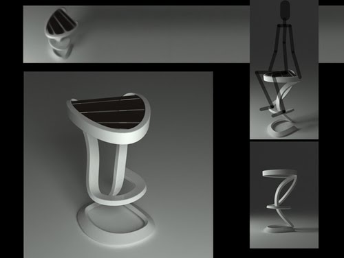bar stool by lucian popescu