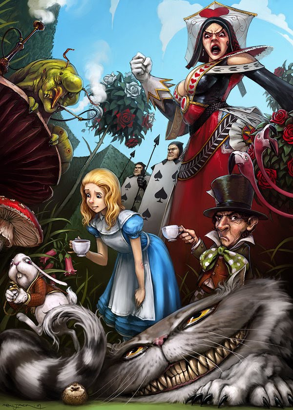 Alice in Wonderland illustration