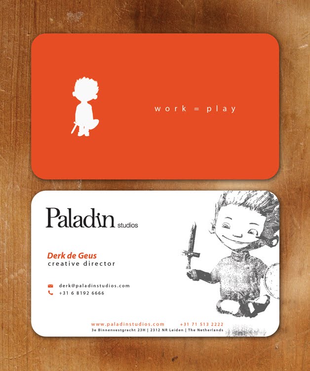 Paladin Studios Business Card