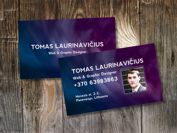How to Make a Space-Themed Business Card in Photoshop