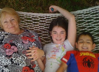Me, Caitlin, and JD in the hammock