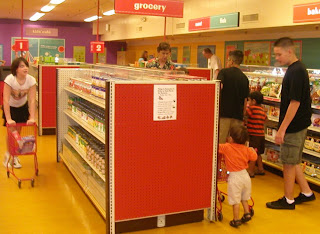 Shopping in the Kid's Grocery Store