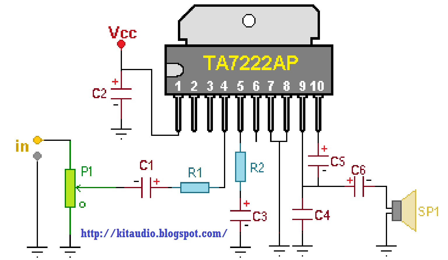 Soft Wiring: 80 Watt Amplifier Circuit Diagram