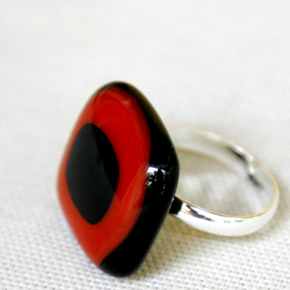 Sassy Glass Studio All Things Sassy Put a Ring On It Fused Glass