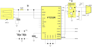 Electronic Circuit: USB to RS485 Converter Configuration