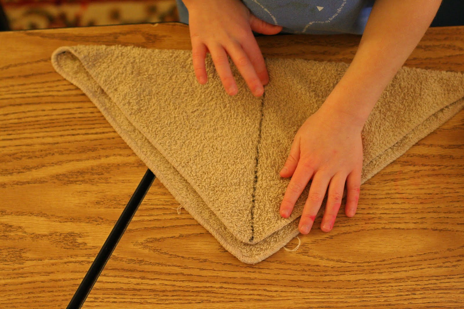 A Lakes Region Montessori Work of the Week Napkin Folding