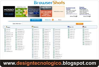 Testar blog vários browsers