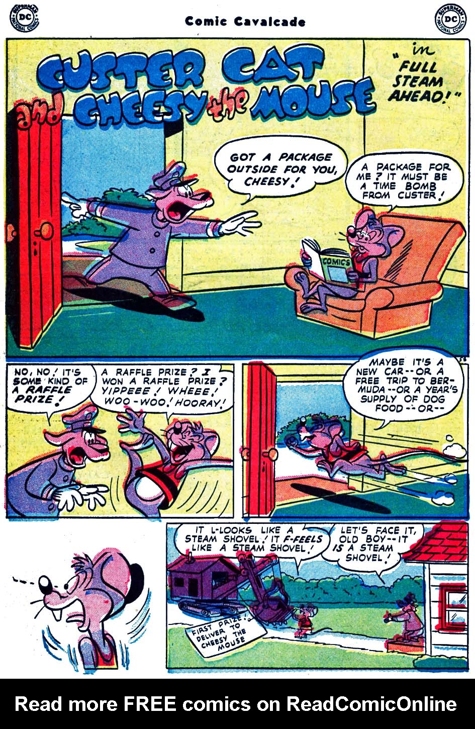 Read online Comic Cavalcade comic -  Issue #63 - 56