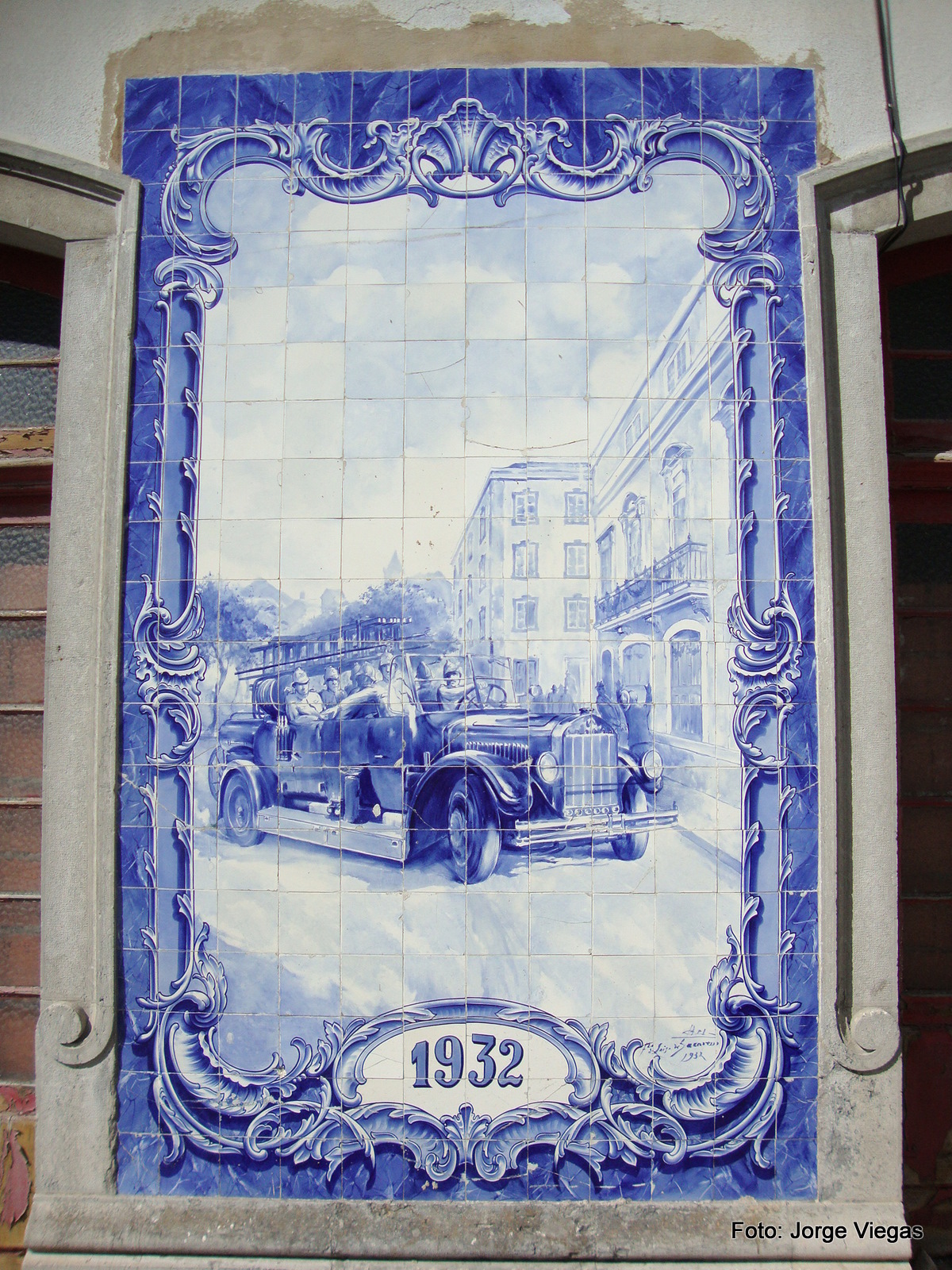 Azulejos: Painéis de Azulejos do antigo edifício dos B.V.S