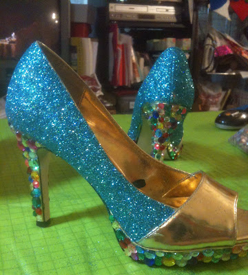 What I made today: Hootchie Shoes - Crafty Chica